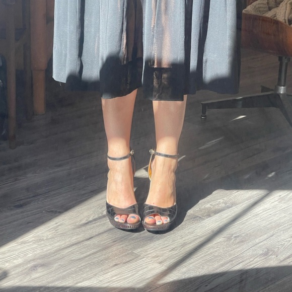 1990s Cavalli designer heels, size 8 - Picture 4 of 5